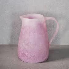 Carafe à eau personnalisée, écologique, fabriquée à la main en Inde, en résine, design classique, passe au lave-vaisselle, avec couvercle, 1,5 L, vaisselle de table - Product Image 2