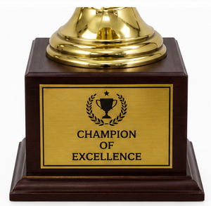 CHAMP KING Gold Sports <b>Trophy</b> <b>Cup</b> Champion Of Excellence Award Durable Premium Quality Metal <b>Trophy</b> - Product Image 3
