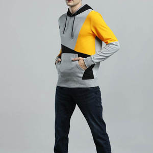 Hoodie Homme Vintage Mi-Lourd en Coton Mélangé, Tendance Streetwear Confortable, Coupe Oversize, Tous Matériaux de Marque - Product Image 6