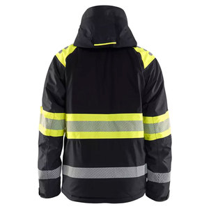 Men Construction <b>Outdoor</b> Workers Protective Jackets High Visibility Reflective <b>Taps</b> Polyester Lining Safety Working Jackets - Product Image 2