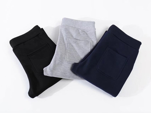 Pantalones de Lona Negros de Pierna Ancha para Hombre, Estilo Hip Hop, Cintura Elástica con Cordón, Bolsillos Laterales, Casuales, Ligeros, para Primavera - Product Image 3