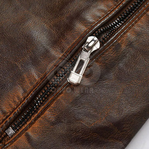 Veste en cuir de haute qualité avec logo personnalisé, veste d'hiver, vêtements de mode, veste en cuir pour homme - Product Image 5
