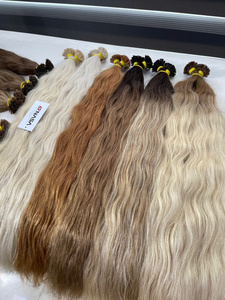 Extrémités Plates Spéciales Ombre Produits Fournisseur en Gros Kératine Préliée Extension de Cheveux Humains Vietnamiens Bruts Ondulés - Product Image 6
