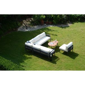 Set di Divani Componibili in Vimini per Arredamento Esterno e Spazi Living all'Aperto - Product Image 3