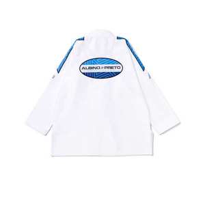 Kimono de Jiu-Jitsu Noir Personnalisé de Qualité Professionnelle, Léger, en Coton Extensible, pour Entraînement BJJ, pour Hommes, Femmes et Adultes - Product Image 3