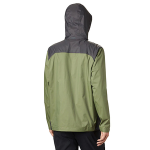 Custom Activewear Clothing Supplier Two Tone Color Windbreaker <b>Lightweight</b> Hooded Zip Up <b>Jacket</b> Private Label Activewear Seller - Product Image 2