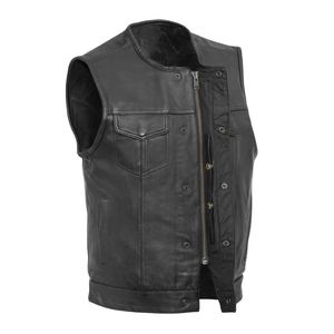 Nuevo Chaleco de Motociclista de Cuero Vacuno, Estilo Racing, para Hombre, Casual, Invernal, Transpirable, Talla Personalizada - Product Image 6