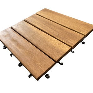 Viet Wood Vietnam Acacia Waterproof Anti-Slip Outdoor <b>Interlocking</b> Floor <b>Tiles</b> Contemporary Design Matt Finish 5-Year Warranty - Product Image 1