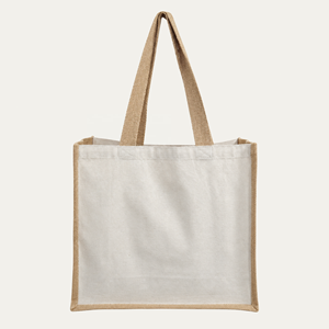Premium Juco Shopping Tote <b>Bag</b> with <b>Long</b> Handles Eco Friendly Reusable Grocery Retail Promotional Gift Carry <b>Bag</b> - Product Image 1
