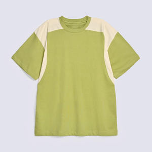 Camiseta de Hombre de Moda, Venta en Línea, Precio al por Mayor, OEM, Camiseta de Dos Tonos, Transpirable, de Algodón, de Manga Corta - Product Image 3