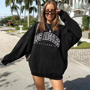 Sudadera de Algodón de Alta Calidad para Mujer, con Logotipo Personalizado, Estilo Casual Deportivo para Otoño e Invierno - Product Image 1