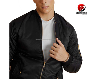 Chaqueta Bomber de motociclista de invierno para hombre, ropa deportiva personalizada, con características transpirables, diseño informal, precio al por mayor, 2025 - Product Image 4