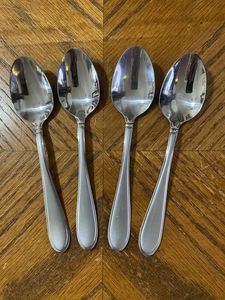 Best Seller Direct Supply at Good Price Luxury Silver Flatware Stainless Steel Cutlery Set for Cafeteria Dinner Party Use - Product Image 5