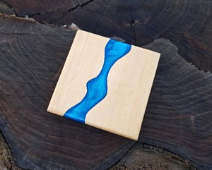 Luxury Resin Wooden <b>Coaster</b> Set Handmade Premium <b>Drink</b> <b>Coasters</b> Stylish Stone <b>Coasters</b> Ideal Gift Item for Festive Seasons - Product Image 2