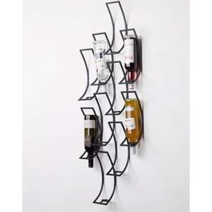 Modern Gold Metal Wine Rack Luxury Marble Base Countertop Wine Bottle Holder Decorative <b>Tabletop</b> Wine Display Stand for Home - Product Image 3