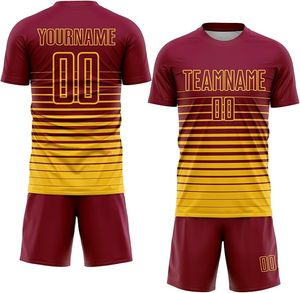 Ensemble d'uniformes de football respirants 100 % polyester de haute qualité pour marques de vêtements de sport, design moderne, noms d'équipe personnalisés par transfert thermique - Product Image 2