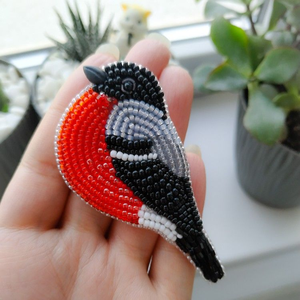 Design Custom <b>Tungsten</b> Vintage Seed Bead Embroidered Luxury Brooches for Engagement Party Gift Wedding-Unisex - Product Image 3