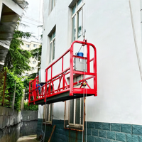 Plateforme suspendue électrique pour travaux en hauteur avec protection contre les surcharges pour chantier de construction
