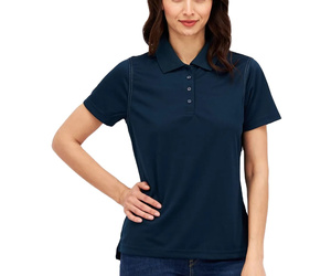 Polo en piqué de coton pour femme – Prix usine, personnalisation de marque pour collections style resort - Product Image 5