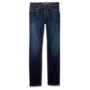 Jeans en denim pour hommes, coupe droite classique, taille mi-haute, délavé, décontracté, confortable pour le quotidien, pantalon en denim personnalisé, OEM ODM - Product Image 1