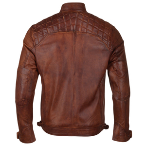 Premium 2026 Men's Leather Jacket Made Genuine Leather Canvas Waterproof Breathable Comfortable Warm Winter Hip Hop Style Cheap - Product Image 6
