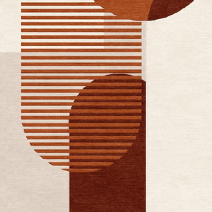Tapis géométrique en laine et viscose matelassé à la main Paul, tapis de sol contemporain fait main, fournisseur en gros et fabricant en Inde - Product Image 3