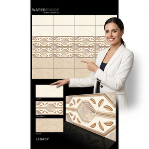 12x24 3D Ceramic <b>Wall</b> Tiles 300x600mm Villa Decoration Interior Carreaux Porcelain Designer Tiles for Indoor Use in Tunisia - Product Image 1