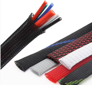 Sunbow EBS-004 PET Braided Sleeve Self-Rolling Insulation Protection <b>Heat</b> Shrinkable <b>Cable</b> Wrap 600V Rated Voltage -40-+150C - Product Image 5