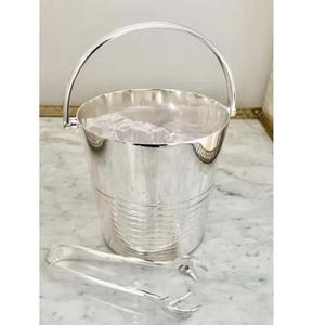 Seau à glace de style traditionnel pour champagne, bière, vin, boissons, en acier inoxydable, fournitures hôtelières - Product Image 4