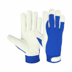 Gants d'assemblage en cuir de chèvre, résistants à l'abrasion et à la chaleur, doux et confortables, pour activités de plein air et jardinage - Product Image 3