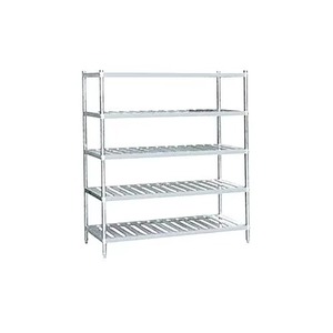 Elegante organizador de platos de acero inoxidable con diseño moderno y construcción robusta fabricado por KHOOSI OVERSEAS - Product Image 2