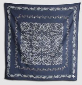 Bandana personnalisée en gros à faible MOQ, foulard carré imprimé en coton et soie, fait main, pour toutes les saisons - Product Image 6