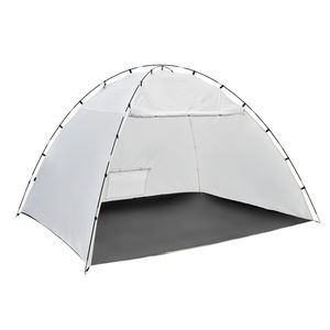 Carpa de Pintura Portátil de 115.35 x 90.55 x 74 Pulgadas con Malla Protectora Integrada en el Suelo, Refugio para Pulverización y Mobiliario de Camping - Product Image 6