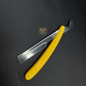 Custom Color Plastic Handle Barber <b>Razor</b> Stainless Steel Straight <b>Razor</b> Foldable Shaving Tool for <b>Men</b> Grooming - Product Image 6