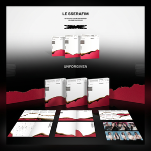 อัลบั้มแท้ 100% ของแท้จากเกาหลี LE SSERAFIM อัลบั้มสตูดิโอชุดที่ 1 'UNFORGIVEN' (สุ่ม) อัลบั้มเคป๊อป - Product Image 6