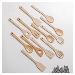 Cuchara de Madera, Utensilio Culinario Diseñado para un Movimiento Eficiente de los Ingredientes y una Coordinación Organizada de las Comidas - Product Image 1