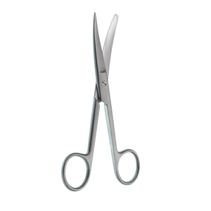 Ciseaux chirurgicaux 5,5″ à lame courbée, tranchante et à pointe arrondie, en acier inoxydable extra délicat, instrument de coupe de tissus fins - Product Image 1