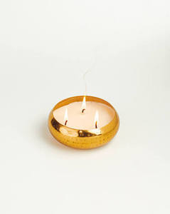 Iron Bowl Candle Holder Round <b>Tea</b> <b>Light</b> with Lid Decorative Lantern for <b>Christmas</b> and Easter Home Decor - Product Image 2