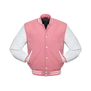 Chaquetas Varsity Personalizadas al por Mayor para Hombre, Transpirables, con Logotipo Bordado, Talla Grande XL, Chaqueta de Béisbol, Chaqueta de Forro Polar - Product Image 3