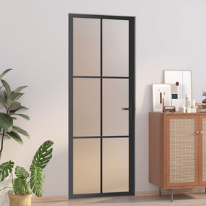 29.9 "x79.3" กระจกสีดำด้านและแผ่นภายในอลูมิเนียม29.9 "x79.3" กระจกสีดำด้านและประตูแผ่นภายในอลูมิเนียม - Product Image 1