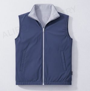 ALIROZ INDUSTRY Reversible Sleeveless Gilet Vest Mens Winter Travel Windproof Outdoor Zipper Vintage Casual Design - Product Image 5