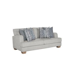 Divano a Due Posti in Legno di Betulla con Cuscini 4-Down, Elegante Arredamento per Soggiorno - Product Image 3