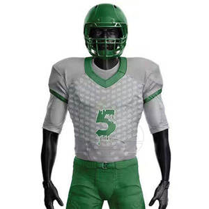 Uniforme de football américain de style unique, respirant et de haute qualité, avec couleurs et logos personnalisés, service OEM disponible - Product Image 4