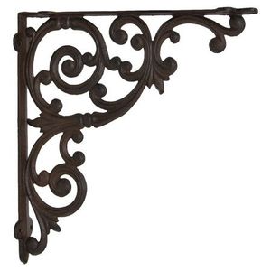 Iron <b>Shelf</b> Bracket Designed For Wooden <b>Shelves</b> In Farmhouse Industrial And Vintage Home Decor - Product Image 1