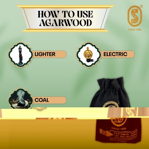 Huile de parfum d'ambiance traditionnelle AGARWOOD SISAR - Format standard, parfum boisé et thé longue durée - Product Image 5
