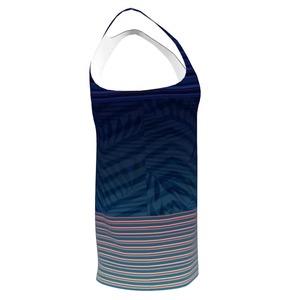Débardeur de sport côtelé en polyester de haute qualité pour hommes, vente en gros d'usine, blanc, noir, gris, avec sac tricoté inclus - Product Image 5