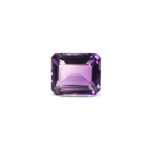 Emerald Cut Loose Gemstone-9 Carat Amethyst for Fine Jewelry - Product Image 1