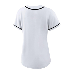 Maillot de baseball personnalisé, fournisseur pakistanais, chemise avec logo d'équipe, vêtements de sport légers à boutons pour les matchs - Product Image 1