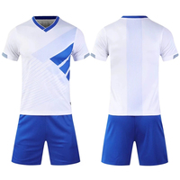 Conjunto de Uniforme de Fútbol Personalizado, Camiseta y Pantalones Cortos Transpirables para Clubes Escolares, Ligas, Prácticas y Partidos de Campeonato
