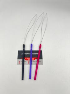 Custom Color Offer <b>Beads</b> Pulling Loop Handle For Hair Extensions Stainless Steel High Quality <b>Needle</b> Metal Tools - Product Image 2